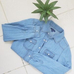 Women's denim blouse